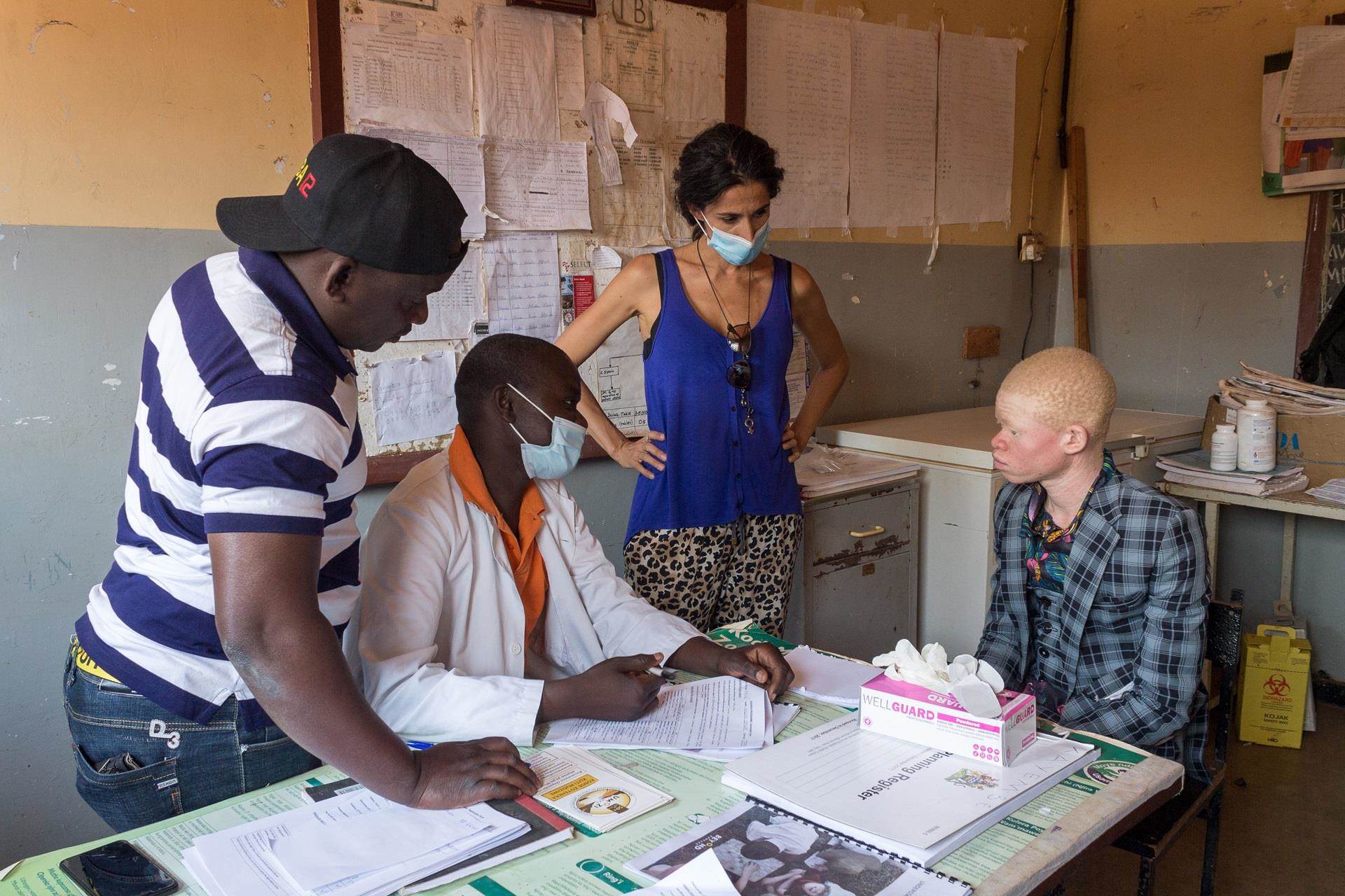 Sun protection for people with albinism in Uganda